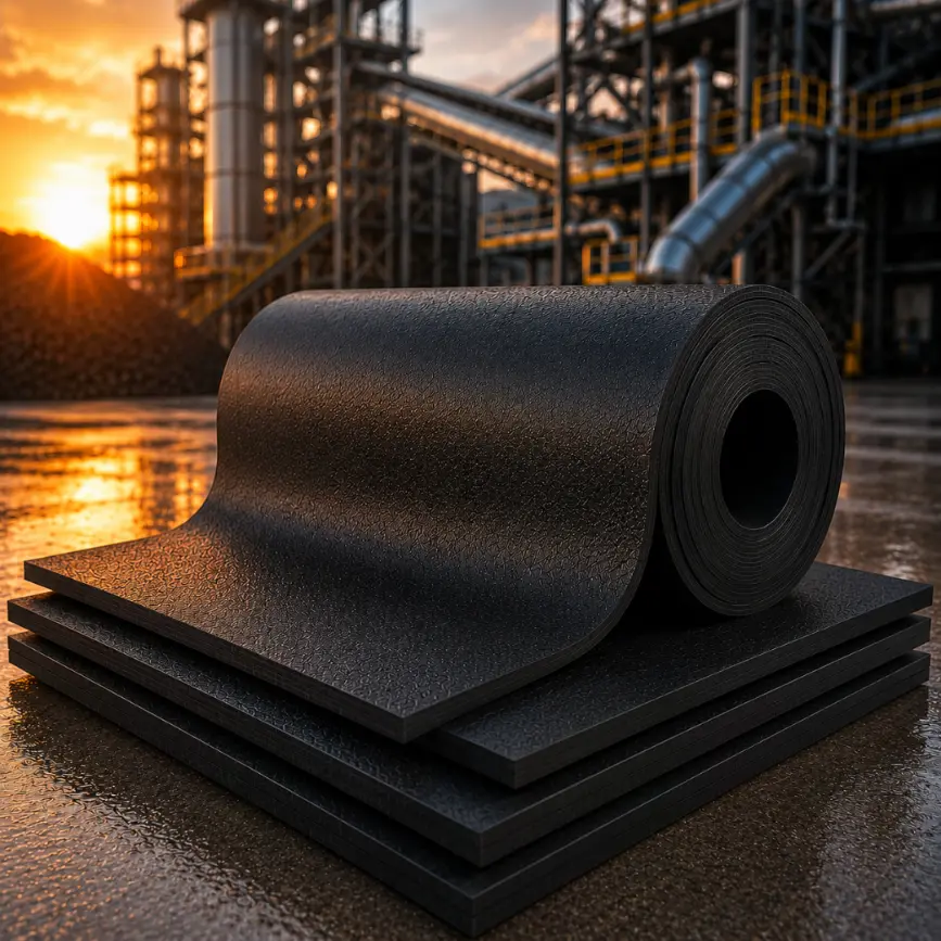 Shot Blasting Rubber Sheet Spec